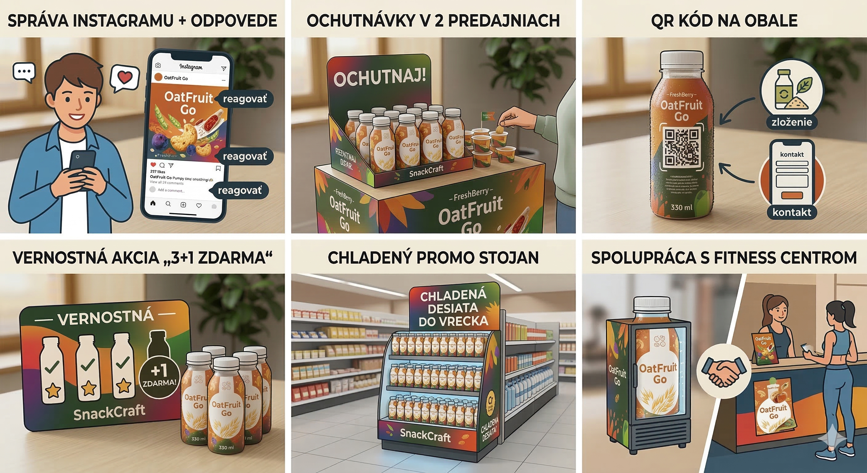 Prehľad možností služieb pre FreshBerry